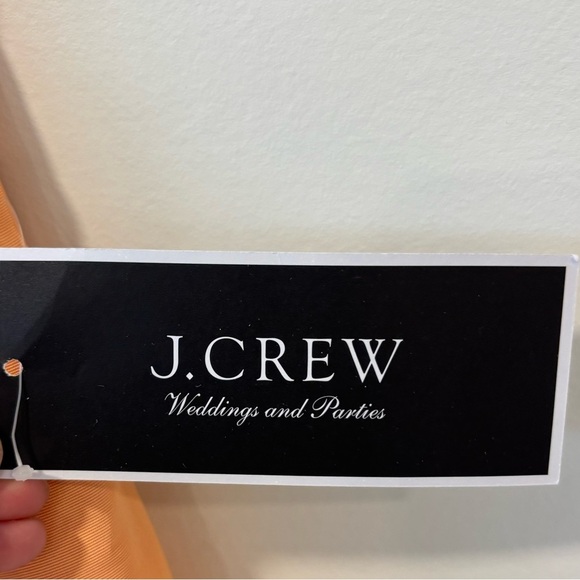 J. Crew Marlie Classic Faille Strapless Mini Dress Sweetheart Neckline Peach - Picture 4 of 15